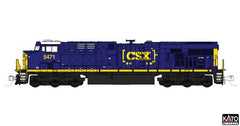 Kato KAT1768964S - N Scale - GE ES44AC GEVO - Sound and DCC -- CSX #5471 (blue, yellow, Boxcar Logo)