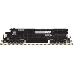 Atlas 40 005 682 - N Scale - GE Dash 8-40C - Front & Rear Ditch Lights - LokSound & DCC - Master(R) -- Norfolk Southern #8705 (black, white)
