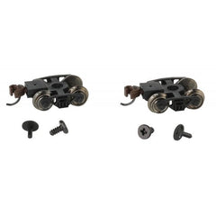 Bachmann 42537 - N Scale -  Roller-Bearing Freight Trucks with Wheels and E-Z Mate(R) Knuckle Couplers