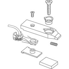 Kadee 451 - Whisker(R) Self-Centering Metal Knuckle Couplers - Kit - Magne-Matic(R) -- Medium 9/32" Centerset with Extended-Swing Draft Gear Box for Long Cars 1 P