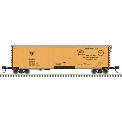 Atlas 50005691 - American Refrigerator Transit 3594 (yellow, Boxcar Red, black)