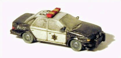 GHQ 51013 - 	N Scale - Highway Patrol Squad Car - Kit