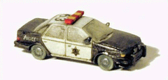 GHQ 51013 - 	N Scale - Highway Patrol Squad Car - Kit