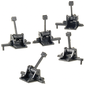 Caboose Industries 5202S - HO Scale - Operating Ground Throw -- Sprung .190" Travel #202 pkg(5)