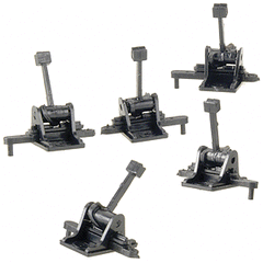 Caboose Industries 5202S - HO Scale - Operating Ground Throw -- Sprung .190" Travel #202 pkg(5)