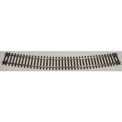 Atlas 536 -HO Scale Code 83 Curved Snap Track -- 24" Radius w/Brown Ties pkg(6)