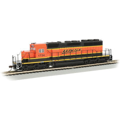 Bachmann 60916- HO Scale -EMD SD40-2 - DCC -- BNSF Railway #1734 (Heritage III H3; orange, black, yellow; Wedge Logo)