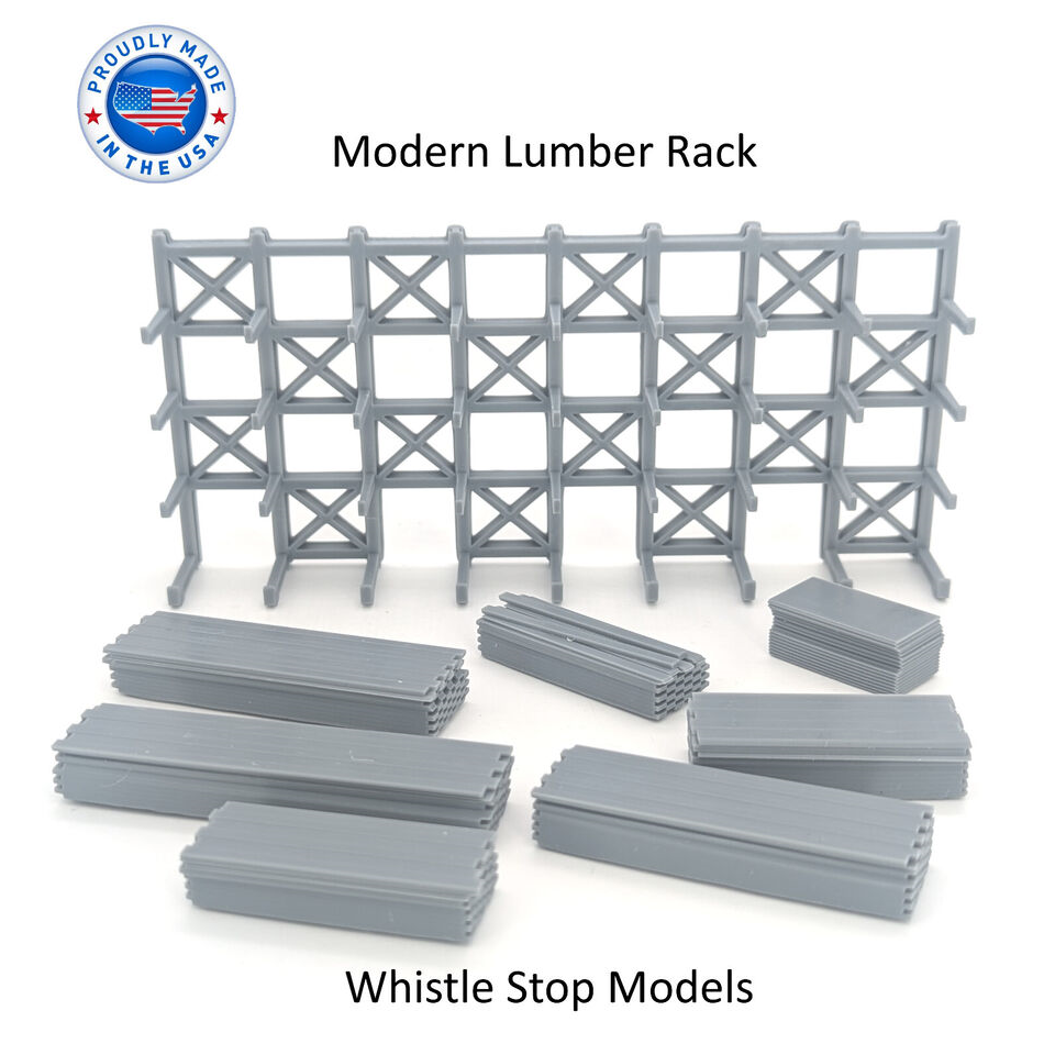 WSM HO6510 - HO Scale - Modern lumber rack – Michael's Trains