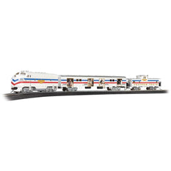 Bachmann 767 - HO Scale - 	Norman Rockwell Freedom Train Set - Standard DC -- EMD F7, Display Car, Wide-Vision Caboose, E-Z Track Oval(R) Speed Controller