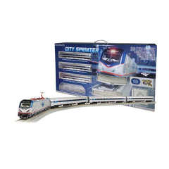 Bachmann 772 - HO Scale - Amtrak(R) City Sprinter - Standard DC -- ACS-64 Electric, 3 Amfleet Cars, E-Z Track(R) Oval, Power Pack
