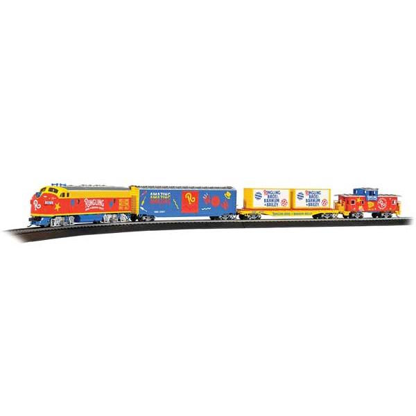 Bachmann 780 - HO Scale - 	Circus Spectacular Train Set - Standard DC -- Ringling Brothers and Barnum & Bailey