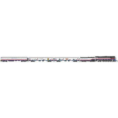 Bachmann 789 - HO Scale - American Freedom Train Starter Train Set - Standard DC - GS-4 4-8-4, 3 Cars, 81 x 45" E-Z Track(R) Oval, Power Pack