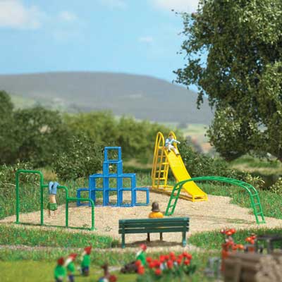 Busch 79830 - HO Scale - Playground equipment