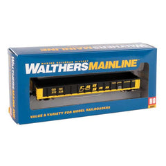 Walthers Mainline 9106279- HO 53' Railgon Gondola - Ready To Run -- Railgon GONX #310333 (as-built; black, yellow)