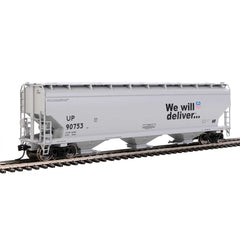 Walthers Mainline 910-7735 - HO 60' NSC 5150 3-Bay Covered Hopper - Ready to Run -- Union Pacific(R) #90753