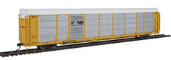 Walthers - HO scale - 89' Thrall Bi-Level Auto Carrier - Ready To Run -- Norfolk Southern Rack #28236, TTGX Flatcar #990270