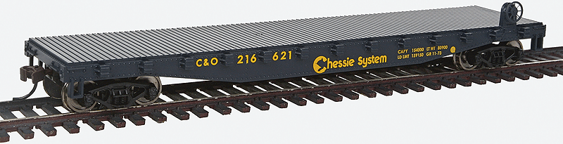 Walthers Trainline 931-1461 - HO 	Flatcar - Ready to Run -- Chessie System