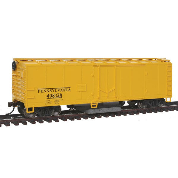 Walthers Trainline 931-1483 - HO 	40' Plug-Door Track Cleaning Boxcar - Ready to Run -- Pennsylvania Railroad