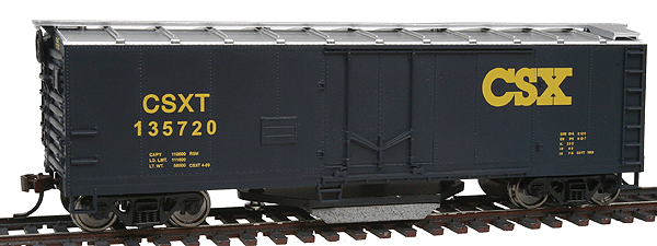 Walthers Trainline 931-1754 - HO 40' Plug-Door Track Cleaning Boxcar - Ready to Run -- CSX Transportation #135720