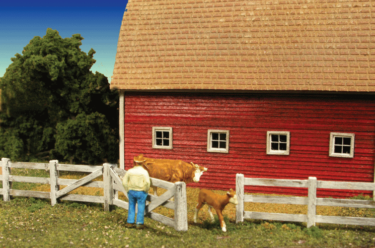 Monroe Models 9310 - N Scale - Barn Yard Fence -- Total Scale: 339' 103m