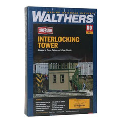 Walthers 933-3071 - HO Scale - Interlocking Tower -- Kit - 5 x 1-7/8 x 4" 12.7 x 4.8 x 10.2cm