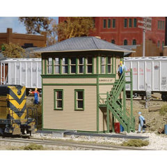 Walthers 933-3071 - HO Scale - Interlocking Tower -- Kit - 5 x 1-7/8 x 4" 12.7 x 4.8 x 10.2cm