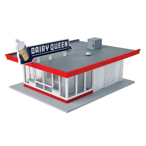 Walthers 933-3484 - HO Scale - Vintage Dairy Queen(R) -- Kit - 5-1/16 x 3-1/2 x 2-3/8" 12.8 x 8.8 x 6cm