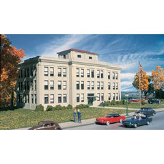 Walthers 933-4143 - HO - 		Ford(R) Central Office Building -- Kit - 13-1/2 x 6-1/2 x 7-1/4" 34.2 x 16.5 x 18.4cm