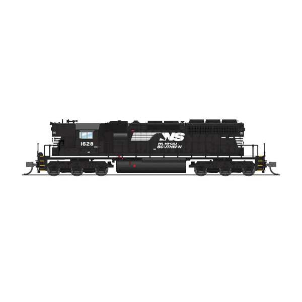 BLI 9467 EMD SD40-2, NS #1628, Black & White, Paragon4 Sound/DC/DCC, N