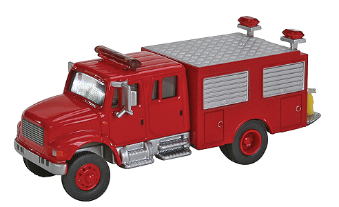 SceneMaster 949-11893 International(R) 4900 First Response Fire Truck - Assembled -- Red