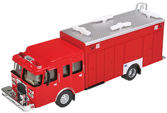 SceneMaster 949-13802 	Hazardous Materials Fire Truck - Assembled -- Red