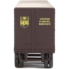 SceneMaster 949-2428 - HO 	35' Fluted-Side Trailer 2-Pack - Assembled -- United Parcel Service (1950s-1960s; brown, gold; Bowtie Logo)
