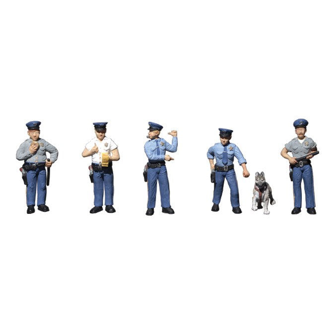 Woodland Scenics A1822  - Policemen - HO Scale