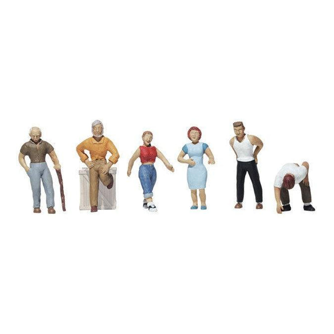 Woodland Scenics A1923 - Figure In Scala HO 'Family Fishing' 2025 - Modellismo