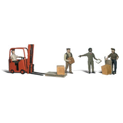 Woodland Scenics A2192 - Workers with Forklift - N Scale