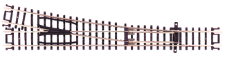 Atlas 2753 - N-scale - Code 80 Custom Line No. 6 Turnout -- Right Hand