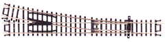 Atlas 2753 - N-scale - Code 80 Custom Line No. 6 Turnout -- Right Hand