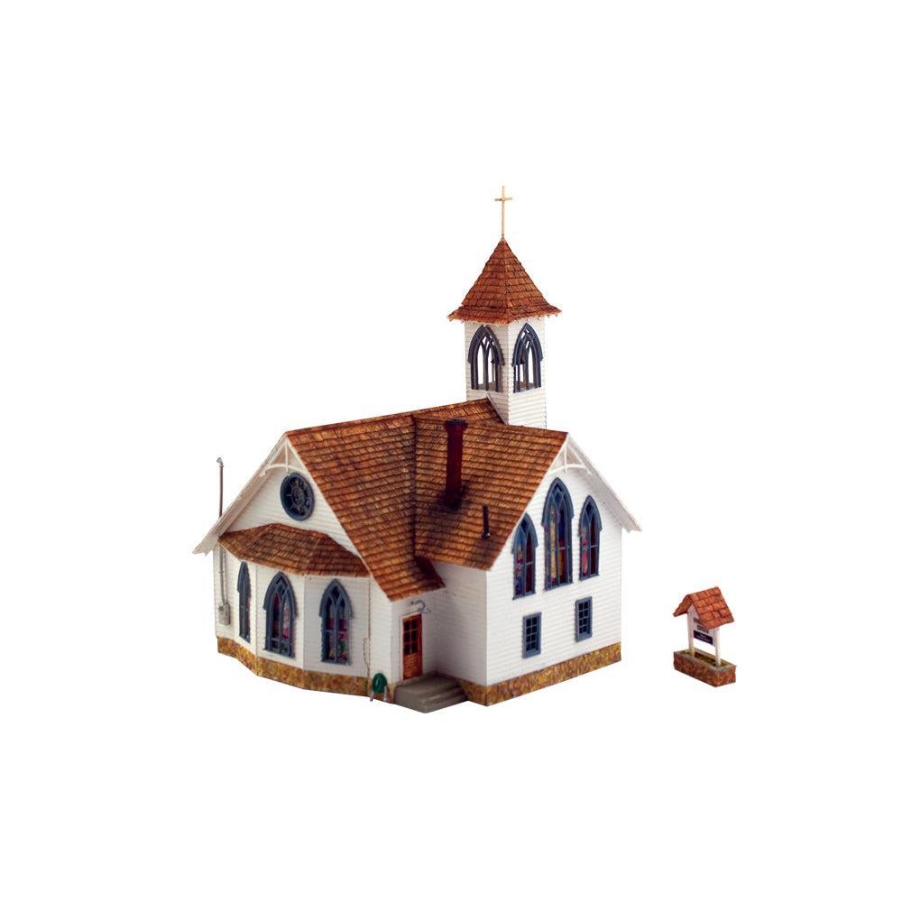 Woodland Scenics 5041 - Community Church - HO Scale – Michael's Trains