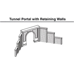 Woodland Scenics C1253- HO Scale - Cut Stone Single Portal