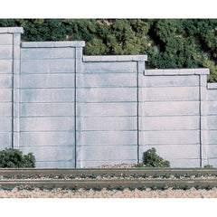 Woodland Scenics C1258- HO Scale - Concrete Retaining Walls 4pcs.
