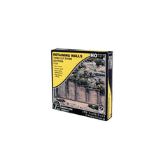 Woodland Scenics C1259 - HO Scale - Cut Stone Retaining Walls 3pcs.