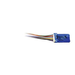 DH127D Digitrax Series 7 Mobile DCC Control Decoder -- 9-Pin Harness Socket 1A/2A Peak, 2 FX7 Functions
