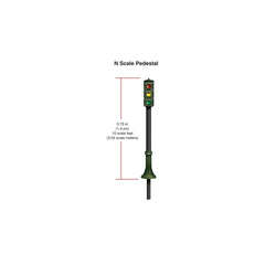 Woodland Scenics - JP5635 - Just Plug(TM) - Pedestal Traffic Lights - N Scale - N Scale