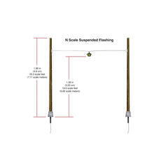 Woodland Scenics - JP5636 - Just Plug(TM) - Suspended Flashing Lights - N Scale - N Scale