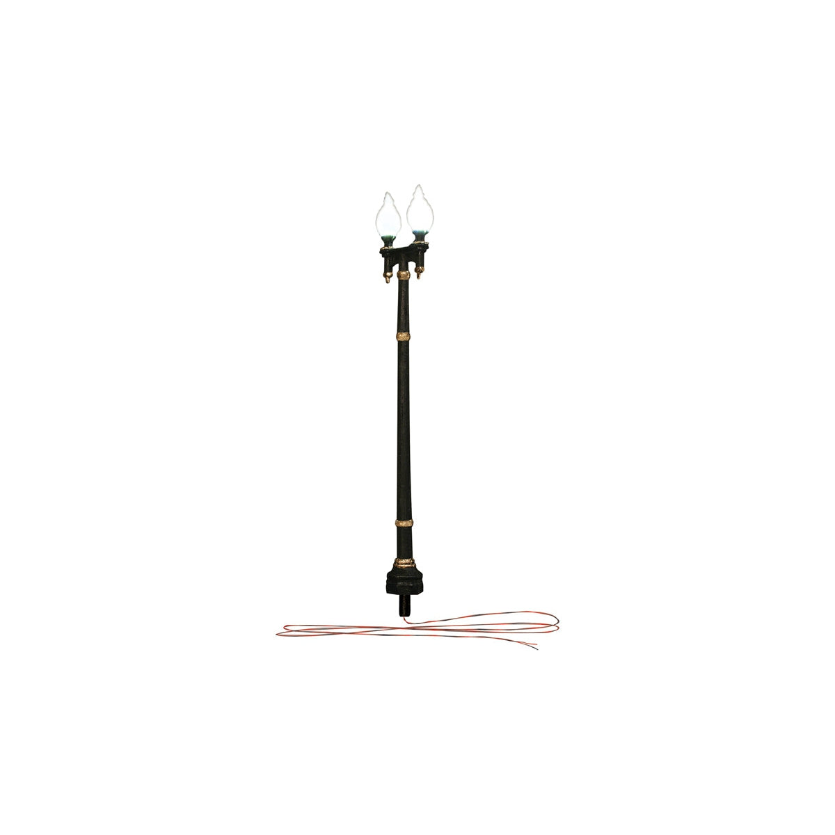 Woodland Scenics - JP5640 - Just Plug(TM) -- Double Lamp Post Street Lights - N Scale