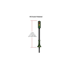 Woodland Scenics - JP5651 - Just Plug(TM) - Pedestal Traffic Lights - HO Scale