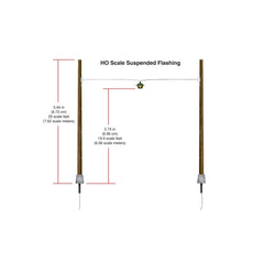 Woodland Scenics - JP5652 - Just Plug(TM) - Suspended Flashing Lights - HO Scale
