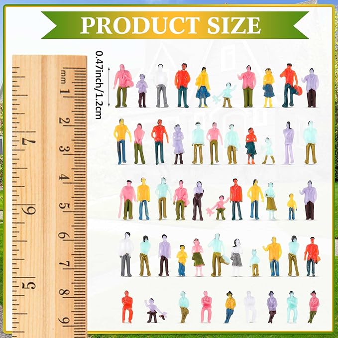 People figures - N Scale (5 each)