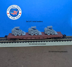 WSM N9006 - N Scale - 3 Skid Loaders