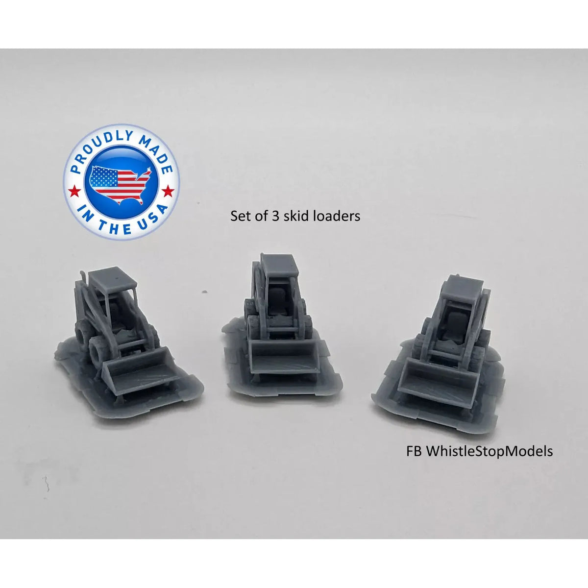 WSM HO9006 - HO Scale - 3 Skid Loaders